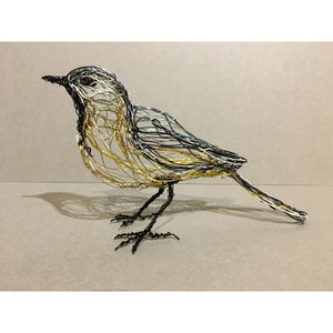 Escultura de Metal Forjado en Forma de Pato, Adornos con Acabado Antiguo para Decoración Navideña del Hogar - Product Image 6