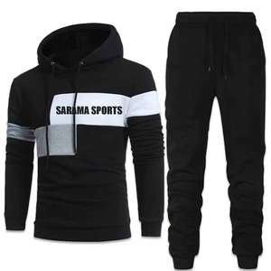 Traje Deportivo Personalizado con Cordón Ajustable, Transpirable, con Cremallera Completa, Bolsillo con Cremallera, de Algodón y Poliéster para Hombre - Product Image 1