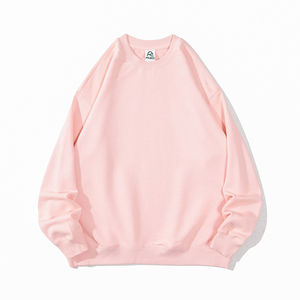 พร้อมส่ง บริการ OEM ผู้ชาย เสื้อเหงื่อเปล่า เสื้อสเวตเตอร์คอกลมขนาดใหญ่ผู้ชาย เสื้อสเวตเตอร์คอกลมแบบกําหนดเอง - Product Image 4