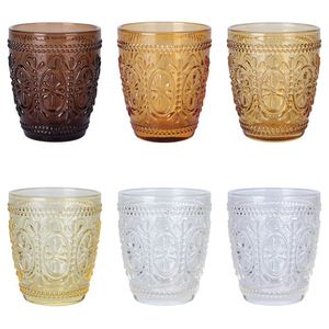 Ensemble de 6 verres à eau en verre élégant de 300 ml, Imperial Chocolate - Product Image 1