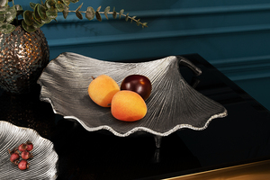 Plateau à feuilles en métal en aluminium Bol décoratif en métal pour table - Product Image 6