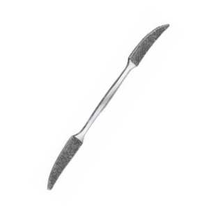 Putti Dubbele Beenrasp 27 cm RVS Handmatig Ronde Gebogen Chirurgische Vijl Raspijlen Instrument - Product Image 6