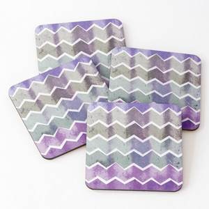 High Quality Wood Enamel Print Anti Skid Wood Tea Coffee Wine Glass Mats Pads High Quality Homeware Tableware Dinnerware Coaster - Product Image 3