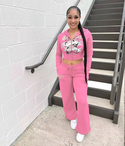 .ชุดวอร์มลำลองสำหรับผู้หญิงชุดวิ่งออกกำลังกายใส่สบายน้ำหนักเบาสำหรับออกกำลังกายวิ่งและทำกิจกรรมกลางแจ้ง - Product Image 3