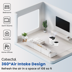 Cobectal ZQA-2000B/ZQA-3000A Air Purifier Filter H13 HEPA 2-Pack for Outdoor Use Battery/<b>Electric</b> Powered - Product Image 3