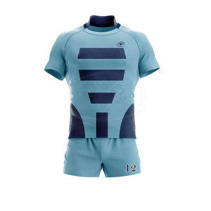 ชุดรักบี้หลากสีดีไซน์ใหม่เครื่องแบบรักบี้ตามความต้องการของลูกค้า - Product Image 5