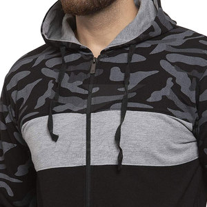 Chándal ajustado de tamaño personalizado para hombre con mangas largas y cuello con capucha, nuevo diseño, 100% algodón, traje deportivo de invierno - Product Image 5