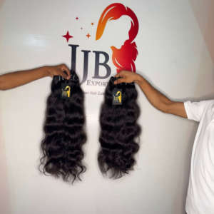 Cabello alineado con cutícula del templo indio, vendedores de cabello humano sin procesar, proveedores de cabello brasileño ondulado al por mayor sin procesar - Product Image 1