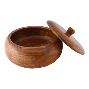 Handmade Durable Indian-style kitchen <b>wooden</b> <b>box</b> with heat insulation for kitchen storage At Lowest price By AAlIYAN IMPEX - Product Image 5