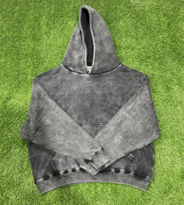 Sudadera con Capucha Bordada ODM para Hombre, de Algodón 100% de 500 g/m², Gruesa y Pesada, Estilo Vintage, Lavado Ácido, Tallas Grandes, Venta al por Mayor - Product Image 4