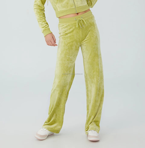 Pantalon en velours Valor au design optimal 2026 pour femme, respirant, vente en gros, coupe ajustée, confortable, taille élastique avec cordon de serrage - Product Image 3