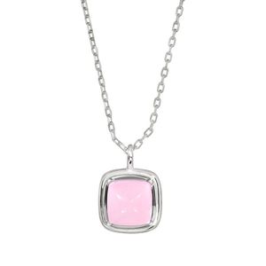 Cadena de Eslabones Geométricos Plateados en Platino de Etiqueta Negra, Joyería de Plata de Ley Elegante y Moderna para Fiesta de Compromiso, Regalo de Aniversario - Product Image 1