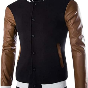 Chaqueta de béisbol Varsity personalizada de nuevo diseño de tendencia, chaqueta cortavientos Bomber con letras divididas, chaqueta ligera para adultos y jóvenes - Product Image 5