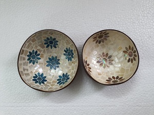 Cuenco de coco con cáscara de huevo de la mejor calidad con patrón especial de lujo de alta calidad para decoración del hogar y la cocina hecho en Vietnam - Product Image 6