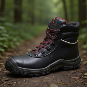 Botas de Seguridad POWER STEP MID+ Negras de Cuero Completo S3 HRO SRC EN20345 Talla 43 - Product Image 3
