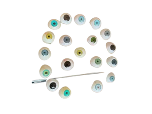 BRANDED ARTIFICIAL EYES LAVENDER COLOUR REALISTIC PROSTHETIC EYES SET of 10 EYE... - Product Image 2