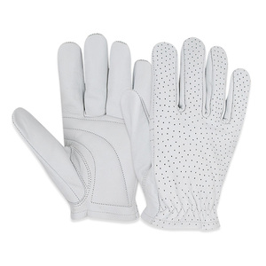 New Fashion Men Genuine Leather Safety <b>Driving</b> <b>Gloves</b> Breathable Customized Heavy Duty Outdoor Anti-Slip Elastic Wristband - Product Image 1