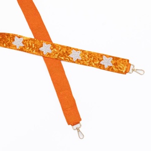 Sangle de sac à main en bandoulière perlée et paillettes pour sacs fourre-tout et pochette adaptée à la fête et au soir produit de vente chaud d'Inde - Product Image 5