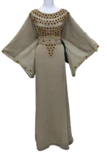 Latest Designer Modest <b>Style</b> Jalabiya <b>Kaftan</b> Dubai-<b>Style</b> Long Evening <b>Dress</b> for Ladies Stylish New Design Islamic Chiffon - Product Image 2