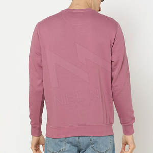 Vente en gros 2023 Nouveau pull pour homme en jersey à manches longues et col ras du cou Sweat-shirt d'hiver teint uni sans capuche - Product Image 4