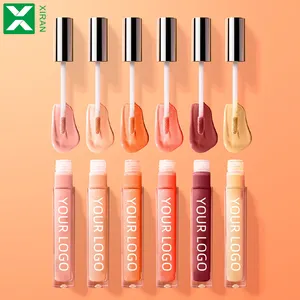 Produttore di lucidalabbra con etichetta privata Bundle di rossetto liquido opaco luccicante a prova di bacio in velluto impermeabile a lunga durata