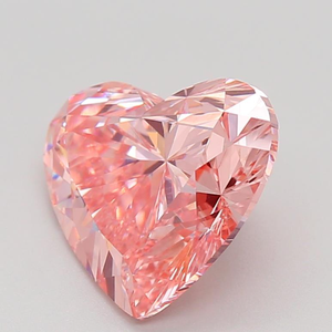 Diamante Rosa Creado en Laboratorio, Corte Corazón, Color Rosa Intenso, Diamantes Sueltos en Forma de Corazón en la Categoría de Formas Elegantes - Product Image 2