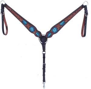 Headstall de cheval occidental de qualité supérieure nouveau Design en cuir équestre tack usiné à la main sculpture meilleur prix - Product Image 4