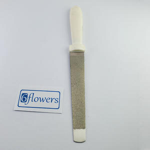 ตะไบเล็บแบบมืออาชีพพร้อมด้ามพีวีซีแซฟไฟร์สแตนเลสและลายดอกไม้สำหรับการใช้งานแบบ DIY - Product Image 4