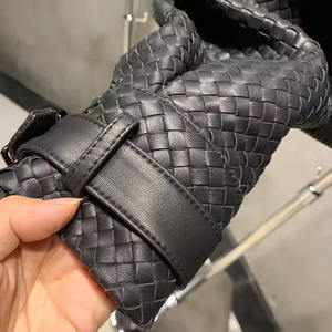 Nouvel arrivage de vestes en cuir tissées Veste en cuir de mouton pour femmes Vestes en cuir véritable - Product Image 6