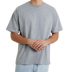 T-shirts DTG DTF personnalisés pour hommes tissu en coton respirant à manches courtes ensemble d'impression et de nom de logo de qualité douce et durable - Product Image 1