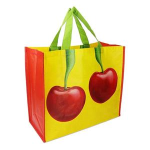 Rpet Non-Woven Customizable Supermarket Shopping Bags Daily Use Reusable Fruit Design Grocery Tote for Exhibition - Product Image 4