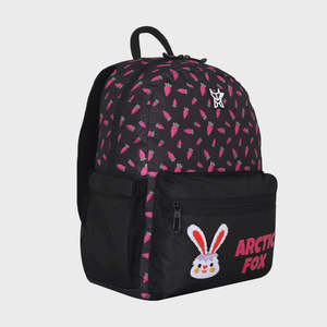 Arctic Fox Bunny Pink School <b>Backpack</b> for Boys and Girls - Product Image 4