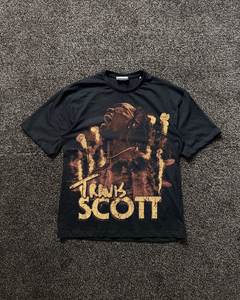 T-shirt surdimensionné de style hip hop vintage pour hommes 100% coton tissé tissu col rond poids lourd manches courtes imprimé Design haut - Product Image 2