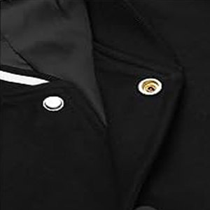 Meilleure vente veste universitaire professionnelle Unique respirant de haute qualité laine tissu Patchwork motif personnalisé noir Design - Product Image 4