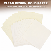 Papier Kraft Blanc Ivoire sur Mesure, Conception ODM/OEM, Impression Personnalisée pour Emballage et Papeterie