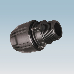 Accesorios de electro fusión HDPE de 90MM x 2 1/2 pulgadas, adaptador ROSCADO MACHO de alta presión, tratamiento de superficie lisa de proveedor indio - Product Image 6