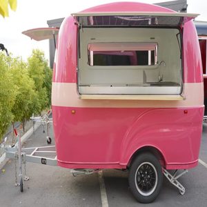 Camión móvil de comida rápida de acero inoxidable OEM, remolque de concesión totalmente equipado, restaurante, quiosco usado, centro comercial, helado de EE. UU. - Product Image 3