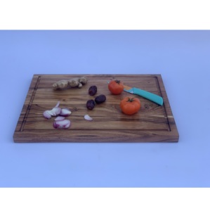 Planche à découper ronde en bois durable avec surface antidérapante, lavable au lave-vaisselle et durable pour une utilisation en cuisine - Product Image 6