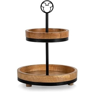 Most Selling Wood & Metal 2 <b>Tier</b> <b>Cake</b> <b>Stand</b> With Handle Wedding Birthday Parties Decoration Tabletop Round <b>Cake</b> <b>Stand</b> - Product Image 1