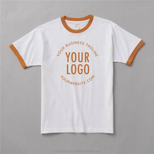 100% algodón suave de alta calidad Unisex de talla grande camiseta para hombres logotipo personalizado cuello sublimación impresión Color sólido tejido en blanco - Product Image 3