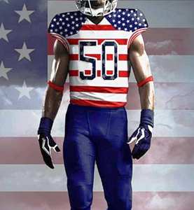 Uniformes de Fútbol Americano Personalizados de Secado Rápido con Malla Transpirable, Fabricante de Ropa Deportiva, Impresión por Sublimación - Product Image 5