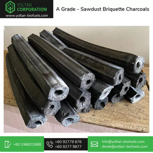 Charbon de bois en briquettes de qualité supérieure, 100% naturel, sans produits chimiques, sans fumée, mélange de bois tropicaux, sciure de bois pour barbecue - Product Image 4