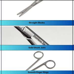 Tijeras Metzenbaum, Herramientas Quirúrgicas de Calidad para Profesionales de la Salud, Tijeras Metzenbaum Quirúrgicas - Product Image 2