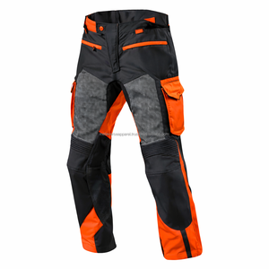Pantalon de moto en cuir personnalisé pour la course, avec protections renforcées aux genoux, coupe extensible, respirant, idéal pour l'été - Product Image 2