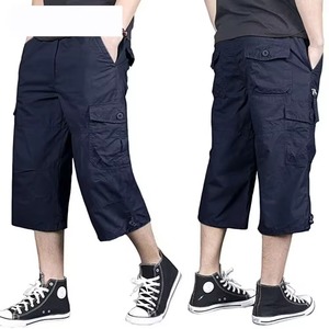Pantalones Cortos Cargo de Nailon/Cachemira para Hombre, con Bolsillos, Estampado por Transferencia Térmica, Anti-UV, Ropa Deportiva Transpirable para Verano, Tallas Grandes, Personalizables - Product Image 3
