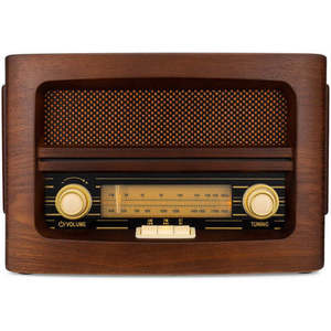 Radio AM/FM classique de style rétro vintage avec Bluetooth (Modèle VR47) - Product Image 2