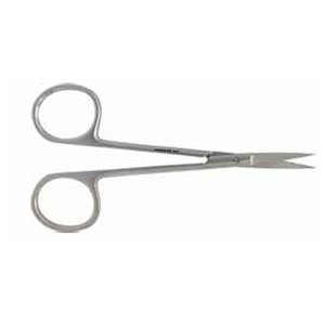 Tijeras Oftálmicas de Precisión, Rectas y Puntiagudas, de Acero Inoxidable, Instrumento Microquirúrgico de 11.5 cm de Longitud, con Certificación CE - Product Image 5