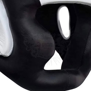 Protector de cabeza de cuero de alta calidad Protección facial completa Ecológico Transpirable Entrenamiento de boxeo Adultos Venta al por mayor Precio bajo - Product Image 6
