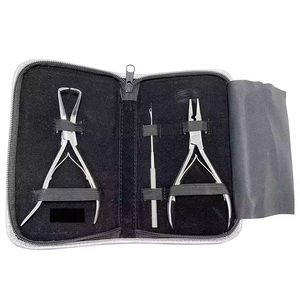 Kit de Herramientas para Extensiones de Cabello Humano, Equipo Profesional de Salón para Aplicación de Extensiones, Accesorios de Estilismo - Product Image 1