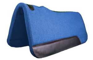 Vente chaude Vardhman cuir Patch conception Western tapis de selle Premium nouvelle-zélande laine feutre coton équitation tapis de selle - Product Image 1